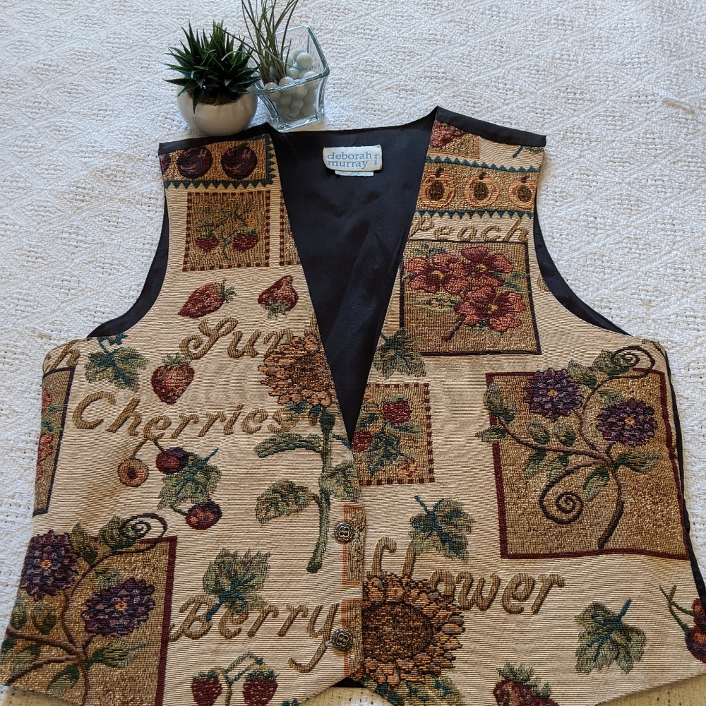 Deborah Murray Tapestry Vest